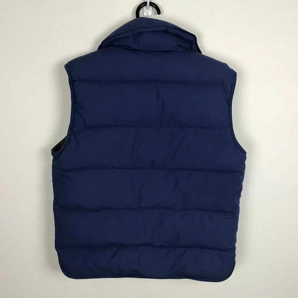Youth Girls Rei Vest Coat Quilted Down Size 12 Blue Sleeveless Pockets - Picture 7 of 8